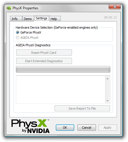 PhysX karta zdarma od NVIDIA - pomocí GPU a CUDA