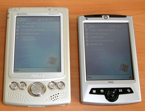 Asus a iPAQ PDA