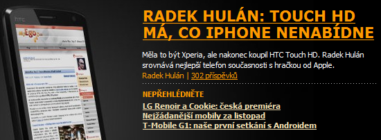 Touch HD na MobilMania.cz