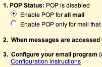 Gmail POP3