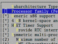 kompilace kernelu