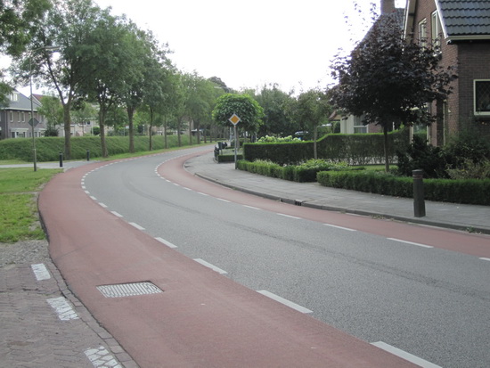 běžná silnice v Holandsku