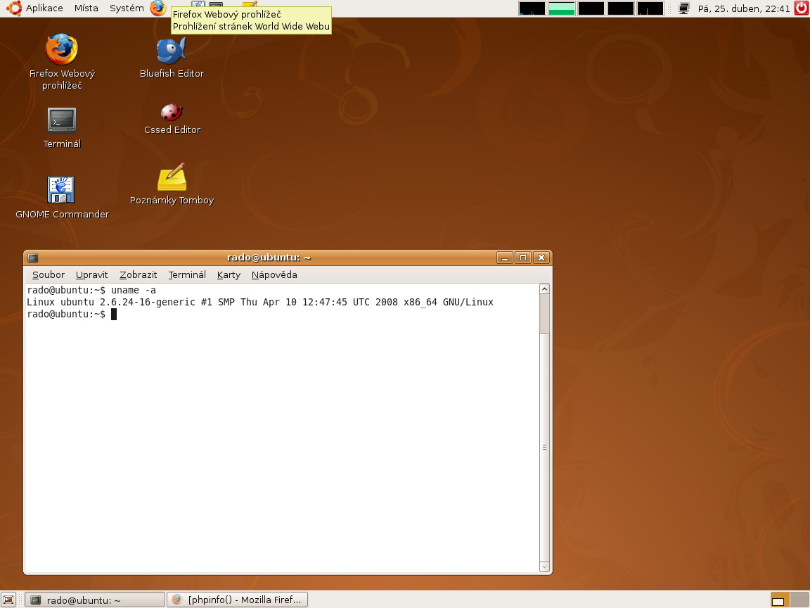 Ubuntu 8.04 Hardy Heron - stažení a upgrade distribuce